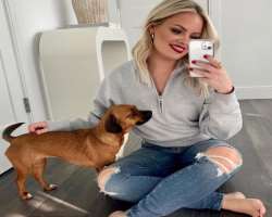 She is a dog person and has a pet dog named pretzel, she has also made an Instagram page for her dog.